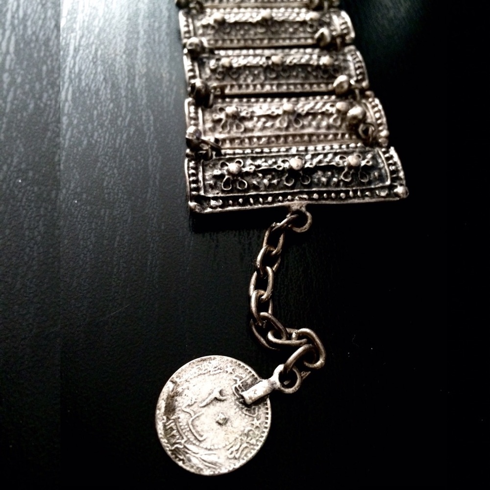 Handmade Turkish Chrome Fan Bracelet
